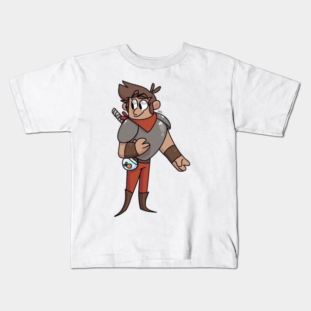 Magnus Burnsides Kids T-Shirt by opthedragon